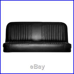 For Chevy K20 Pickup 71-72 Front Black Walrus Grain Vinyl Bench Seat Cover