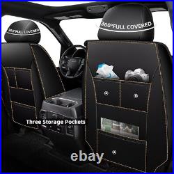 For Chevy Silverado/GMC Sierra 1500 2500/3500HD 2019-2026 Car 5-Seat Covers Red