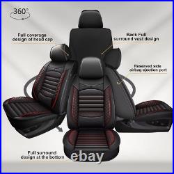 For Chevy Silverado/GMC Sierra 1500 2500/3500HD 2019-2026 Car 5-Seat Covers Red