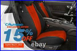For Chrysler PT Cruiser 06-10 Seat Cover Tweed 2nd Row Black & Light Gray Custom