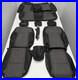 For Dodge Charger SXT 2020-2023 Black Grey Leather Seat Covers LQ45