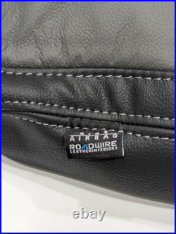 For Dodge Charger SXT 2020-2023 Black Grey Leather Seat Covers LQ45