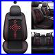 For Dodge Deluxe Leather 5-Seats Car Seat Covers Full Set Front & Rear Cushions