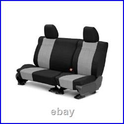 For Dodge Durango 04-09 Seat Cover Carbon Fiber 3rd Row Black & Light Gray