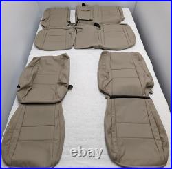 For Dodge Durango 2 Row 2011-2022 Parchment Interior Leather Seat Covers LQ40
