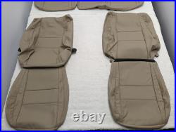 For Dodge Durango 2 Row 2011-2022 Parchment Interior Leather Seat Covers LQ40