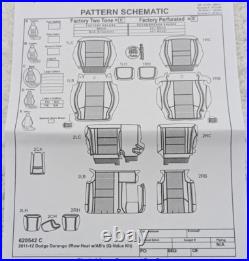 For Dodge Durango 2 Row 2011-2022 Parchment Interior Leather Seat Covers LQ40