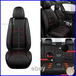 For Dodge Journey 2011-2020 Faux Leather Front & Rear Car Seat Covers Pad Set
