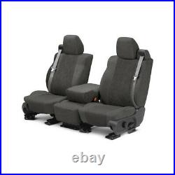 For Dodge Ram 2500 06-09 CalTrend SuperSuede 1st Row Charcoal Custom Seat Covers