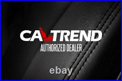 For Dodge Ram 2500 06-09 CalTrend SuperSuede 1st Row Charcoal Custom Seat Covers