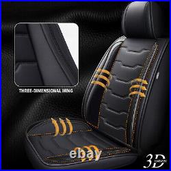 For Ford Bronco Sport 2021-2023 PU Leather Car 5-Seat Covers Front+Rear Full Set
