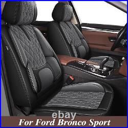For Ford Bronco Sport 2021-2024 Faux Leather Seat Covers Car Front&Rear Full Set