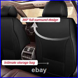 For Ford Explorer 2004-2022 Car 5 Seats Cover Faux Leather Cushion Protector