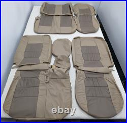 For Ford F150 Crew Cab XLT Lariat 2003 Interior Leather Seat Covers RA136