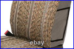 For Ford F-250 Super Duty 11-16 Saddle Blanket 1st Row Gray Custom Seat Covers