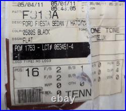 For Ford Fiesta Sedan Hatchback 2012 Black Leather Seat Covers TN57
