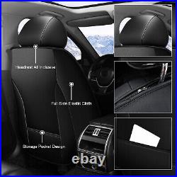 For Ford Fusion 2010-2020 Luxury Faux Leather Front&Rear Car Seat Cover Full Set