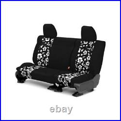 For Ford Mustang 11-14 Seat Cover NeoSupreme 2nd Row Black & Hawaiian Black