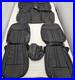 For Ford Ranger XLT STX Crew 2019-2023 Black Interior Leather Seat Covers LQ19