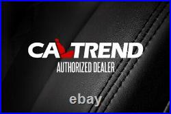For GMC Acadia 17-19 CalTrend SuperSuede 2nd Row Beige Custom Seat Covers