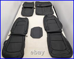 For GMC Canyon Chevy Colorado Crew 2019-2022 Interior Leather Seat Covers SS32