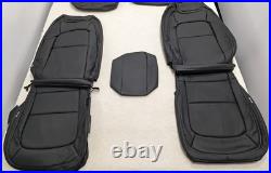 For GMC Canyon Chevy Colorado Crew 2019-2022 Interior Leather Seat Covers SS32