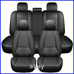 For GMC Sierra 1500 2500HD 3500HD Car Seat Covers Full Set Front Rear Protectors