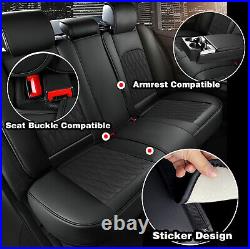 For GMC Sierra 1500 2500HD 3500HD Car Seat Covers Full Set Front Rear Protectors