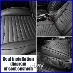 For GMC Terrain 2010-2024 5-Sit Car Seat Cover PU Leather Full Set Protector Pad