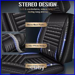 For GMC Terrain 2010-2024 5-Sit Car Seat Cover PU Leather Full Set Protector Pad