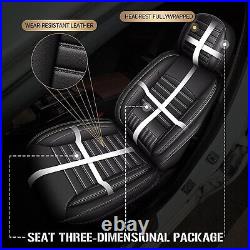 For GMC Terrain 2010-2024 5-Sit Car Seat Cover PU Leather Full Set Protector Pad