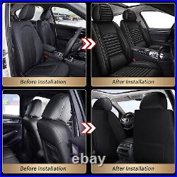 For GMC Terrain 2010-2024 5-Sit Car Seat Cover PU Leather Full Set Protector Pad