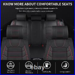 For Genesis GV80 Full Set PU Leather 5 Seat Front Rear Cushion Covers 4 Season