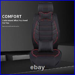 For Genesis GV80 Full Set PU Leather 5 Seat Front Rear Cushion Covers 4 Season