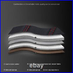 For Genesis GV80 Full Set PU Leather 5 Seat Front Rear Cushion Covers 4 Season