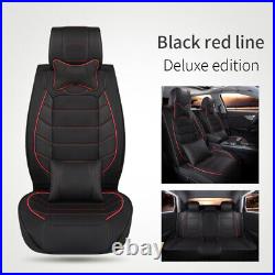 For Genesis GV80 Full Set PU Leather 5 Seat Front Rear Cushion Covers 4 Season
