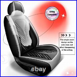 For HONDA CIVIC 2020-2024 Car 5-Seat Covers Full Set Faux Leather Cushion Pad