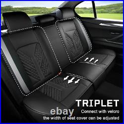 For HONDA CIVIC 2020-2024 Car 5-Seat Covers Full Set Faux Leather Cushion Pad