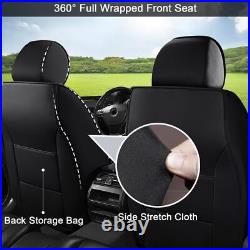 For HONDA CIVIC 2020-2024 Car 5-Seat Covers Full Set Faux Leather Cushion Pad