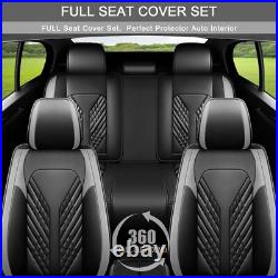For HONDA CIVIC 2020-2024 Car 5-Seat Covers Full Set Faux Leather Cushion Pad