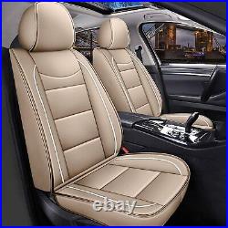 For HYUNDAI TUCSON 2005-2024 Full Set Car 5-Seat Coverrs PU Leather Cushion Pad