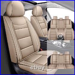 For HYUNDAI TUCSON 2005-2024 Full Set Car 5-Seat Coverrs PU Leather Cushion Pad