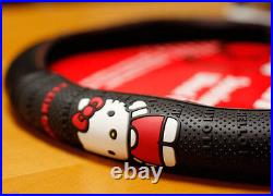 For Honda 8pc Hello Kitty Car Truck Seat Steering Covers Mats Accessories Set