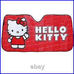 For Honda 8pc Hello Kitty Car Truck Seat Steering Covers Mats Accessories Set