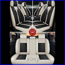 For Honda Accord 2003-2017 Car 5-Seats Cover Front & Rear Faux Leather Cushion