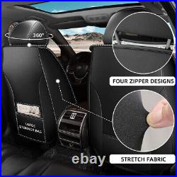 For Honda CR-V 2007-2016 Car 5-Seat Covers 5-Sits Full Set Faux Leather Cushion