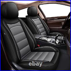 For Honda Civic 2003-2015 Front Rear Car Seat Covers Full Set PU Leather Pad