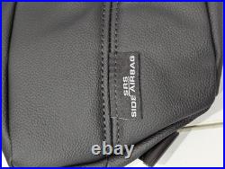 For Honda HRV LX Sport 2023-2024 Black Leather Seat Covers T178