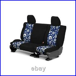 For Honda Pilot 16-22 Seat Cover NeoSupreme 2nd Row Black & Hawaiian Blue Custom