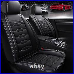 For Hyundai Kona 2018-2024 Car Front&Rear 5-Seat Covers Faux Leather Full Set